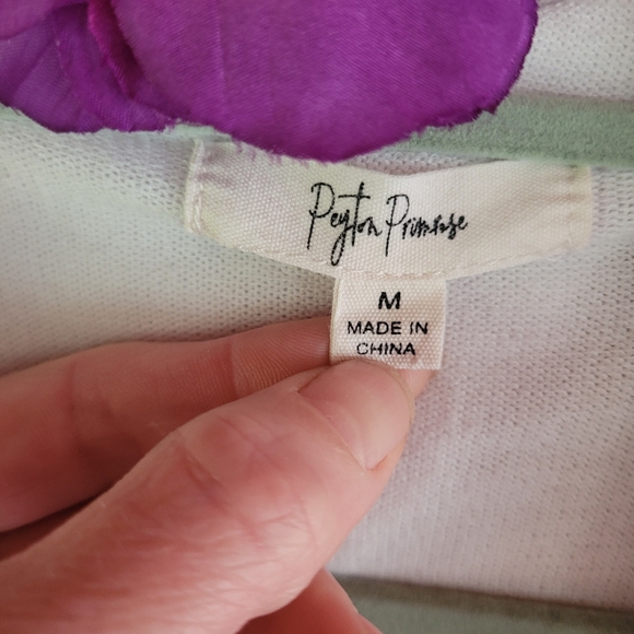 Color Block Open Cardigan - Picture 3 of 3